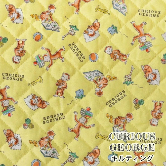 同柄のキルティング生地