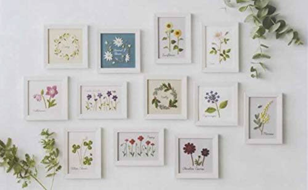 青木和子12か月の植物手帖】刺繍キット『フランネルフラワー』No