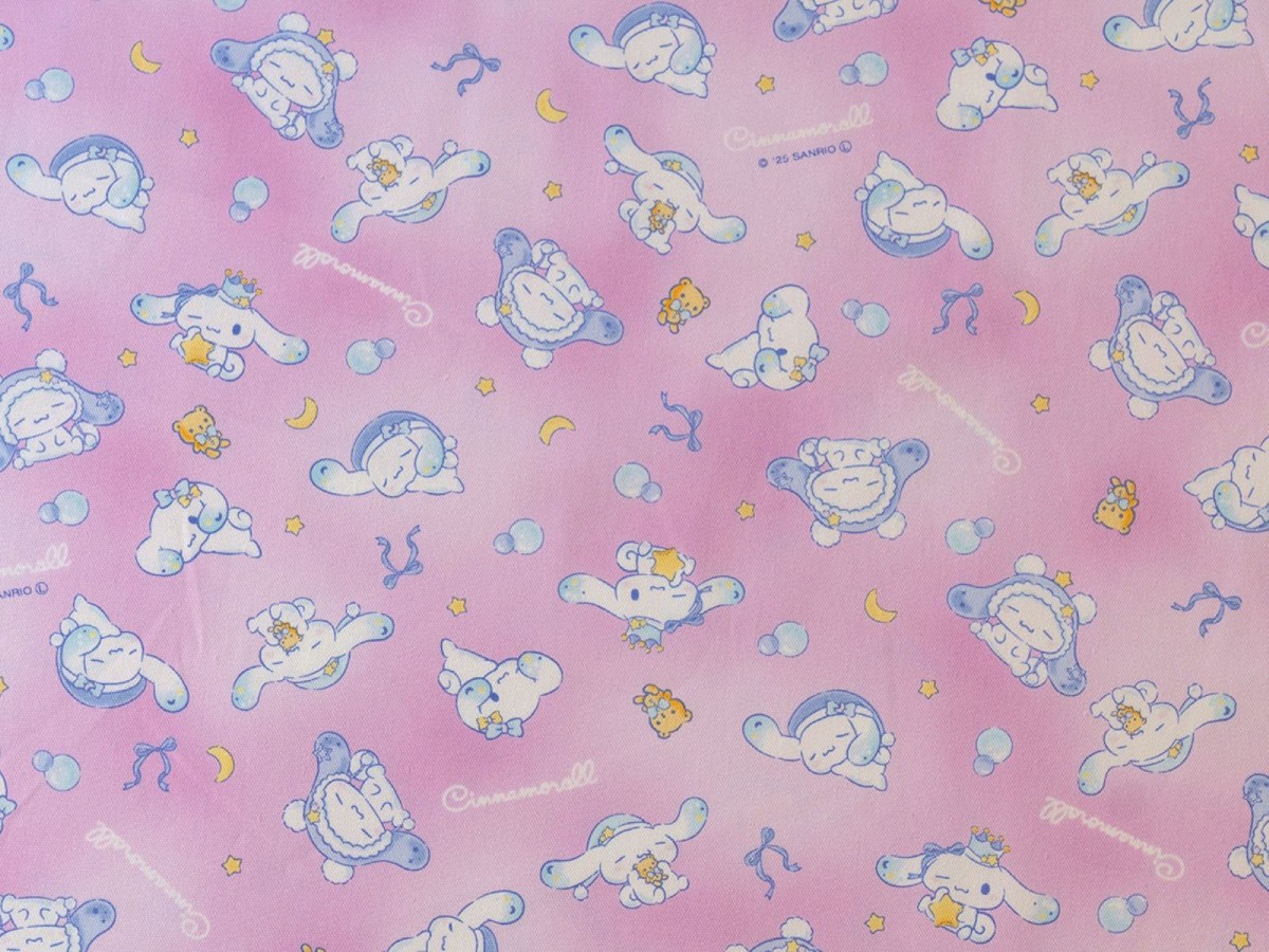 サンリオ シナモロール 生地 2025年新作】シナモロール オックス生地 『ドリーム柄』しなもん