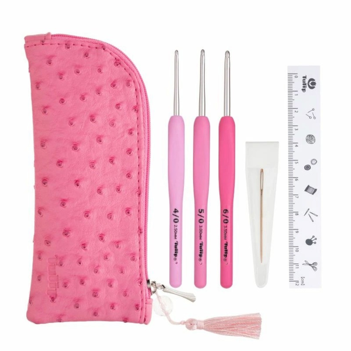 エティモ ロゼ クッショングリップ付きかぎ針セット(3本入り) - 手芸の