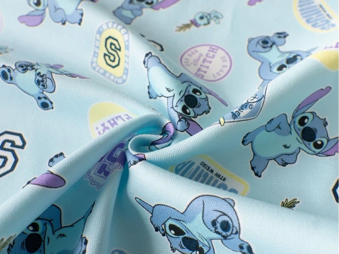 スティッチ 生地『ステッカー柄』