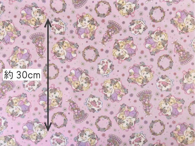 ラプンツェル オックス生地 ディズニープリンセス『パーティー柄』