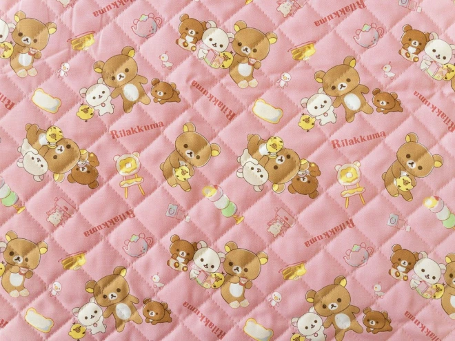 リラックマ キルティング生地 布『お菓子なお家柄』
