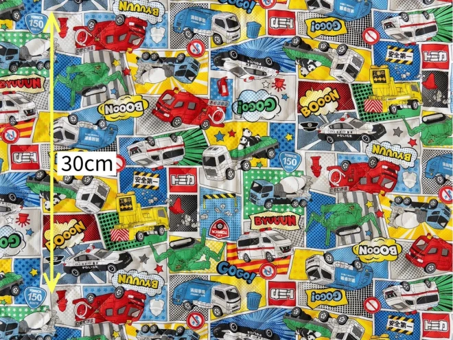 トミカ キルティング キルト生地 『コミック柄』