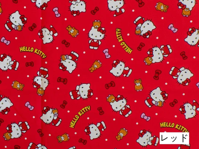 ハローキティ オックス生地『ベーシック柄』