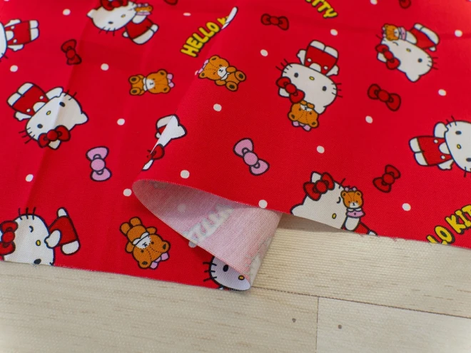 ハローキティ オックス生地『ベーシック柄』