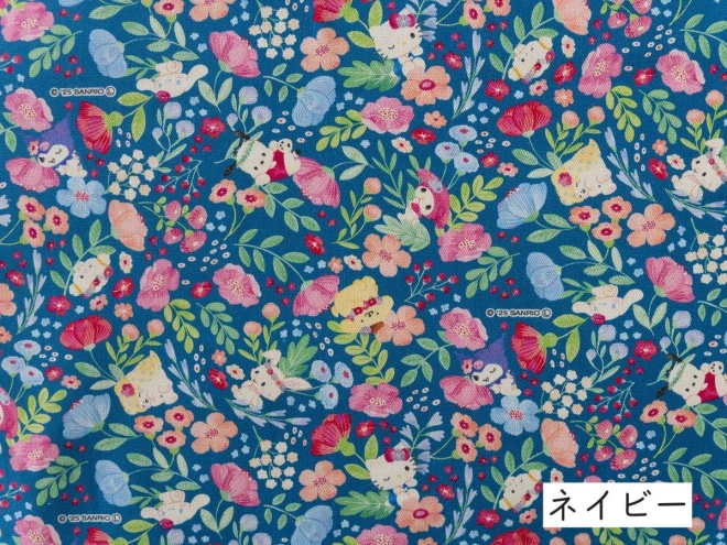 人気のサンリオキャラクター生地『コテージ柄』