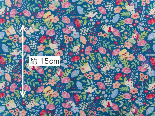 人気のサンリオキャラクター生地『コテージ柄』