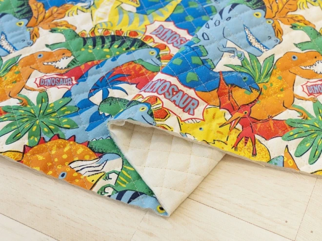 恐竜柄 キルティング 生地 布『きょうりゅう時代』