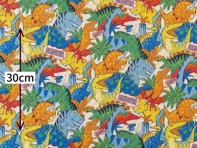 恐竜柄 キルティング 生地 布『きょうりゅう時代』