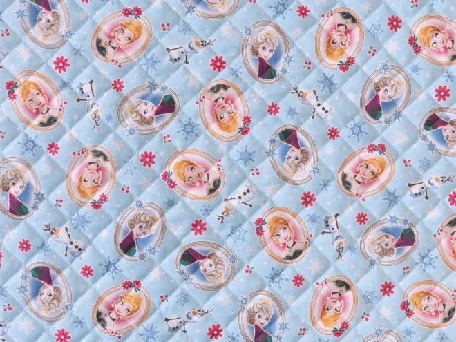 アナと雪の女王 キルティング 生地  キルト 布『オーバル柄』