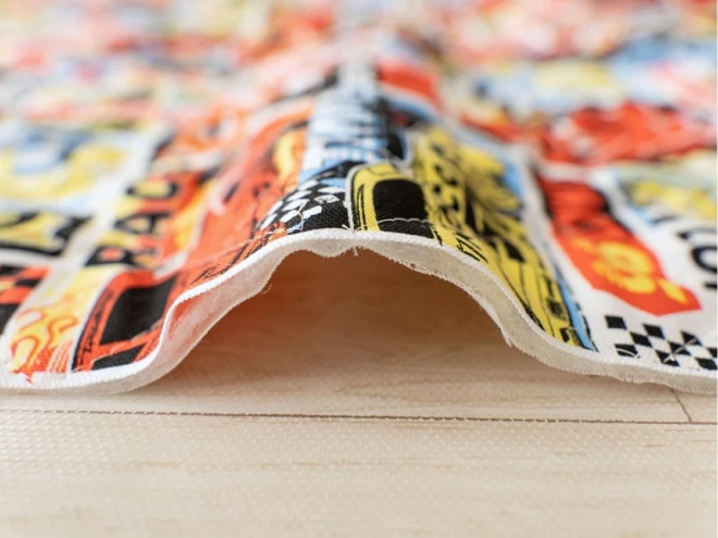 男の子に人気のカーズ  キルティング生地 キルト『レーサー柄』