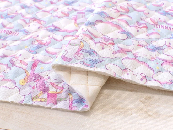 シナモロール ユニコーン キルティング生地『フェス柄』