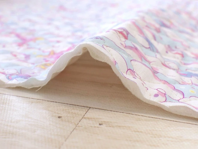 シナモロール ユニコーン キルティング生地『フェス柄』