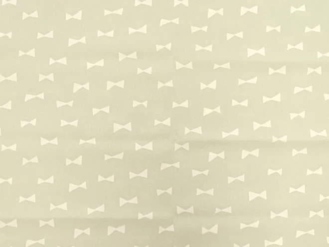 ミニリボン柄　くすみカラー　ribbon　オックス【30cm以上10cm単位】生地　綿100％　fuwari染布　日本製