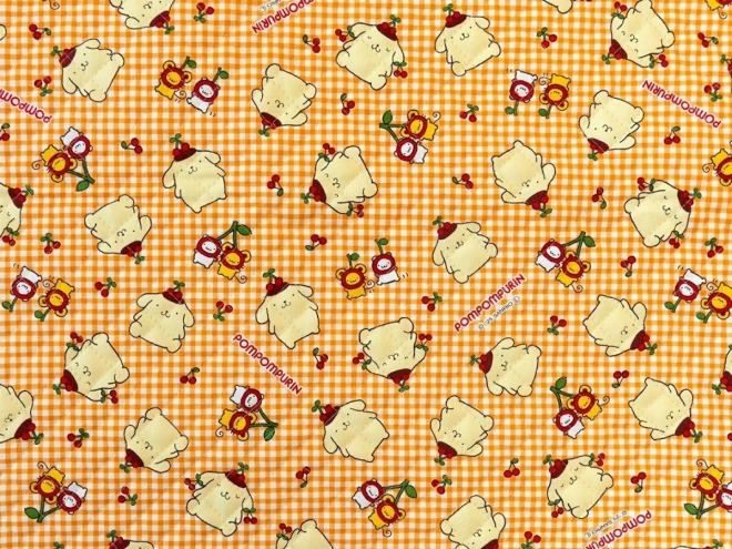 ポムポムプリン キルティング 生地 キルト『チェリー柄』