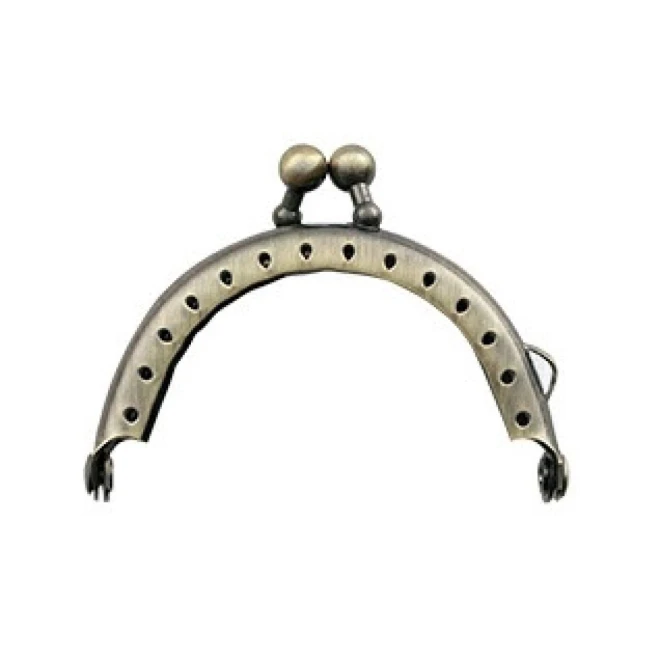 がまぐち用口金 アンティーク 5cm幅<H207-017-4>ハマナカ