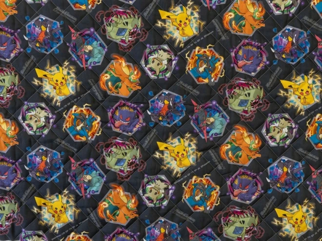 ポケモン ポケットモンスター キルティング生地『バトル柄』