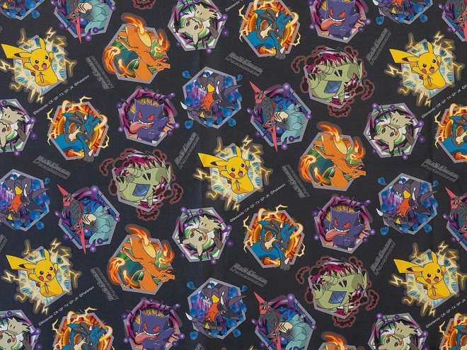 ポケモン ポケットモンスター オックス生地 布『バトル柄』