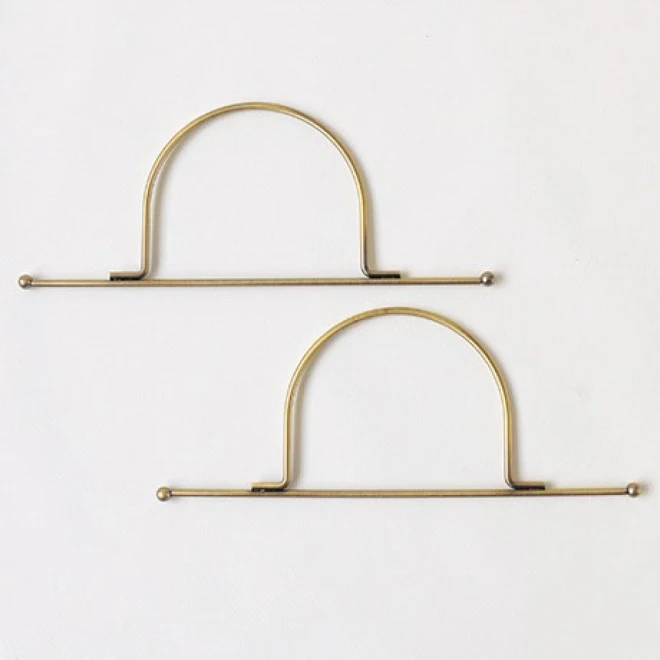 編みつける持ち手 25cm幅 アンティーク<H207-024-4>ハマナカ