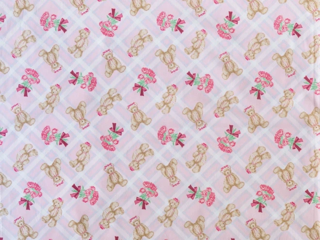 青木美沙子さんコラボ オックス生地 くま『あこがれくま』