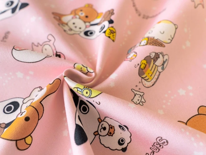 たれぱんだ リラックマ すみっコぐらし オックス生地『サンエックスユニバース』