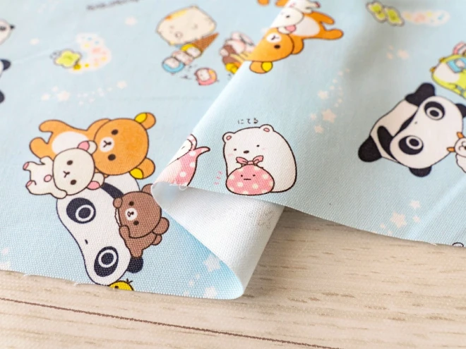 たれぱんだ リラックマ すみっコぐらし オックス生地『サンエックスユニバース』