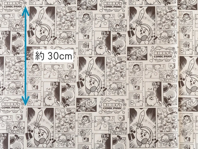 星のカービィ オックス生地 布『コミックパニック柄』