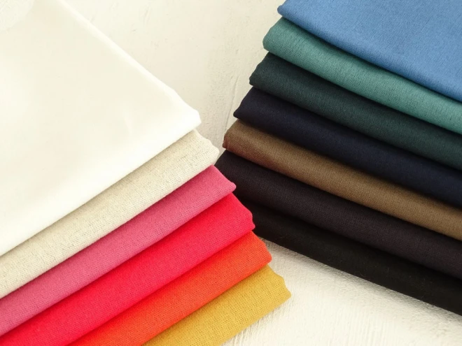 コットンリネン キャンバス生地 『cotton linen canvas』