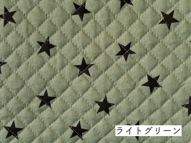 キルティング生地 星柄『デニム調星柄キルト』