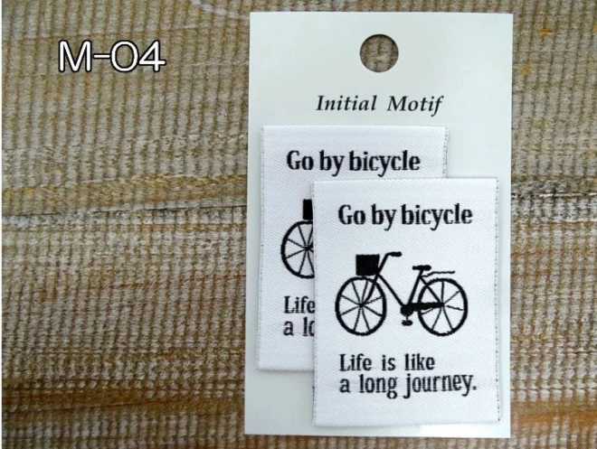 モチーフタグネーム 手芸タグ『Initial Motif』