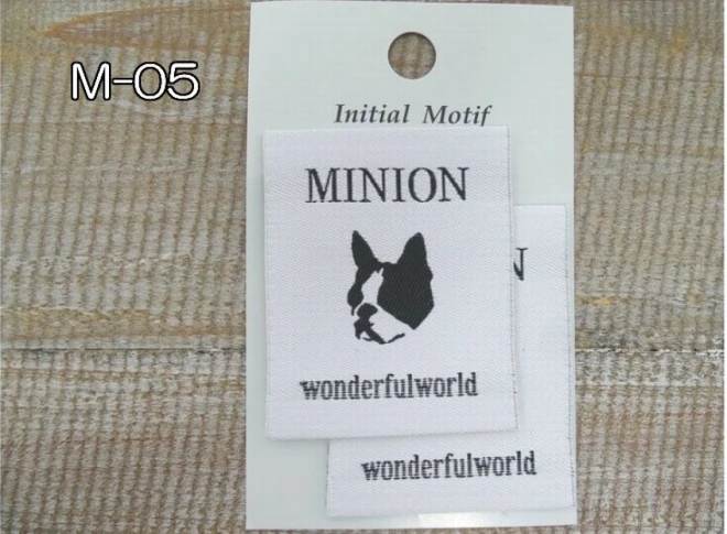モチーフタグネーム 手芸タグ『Initial Motif』