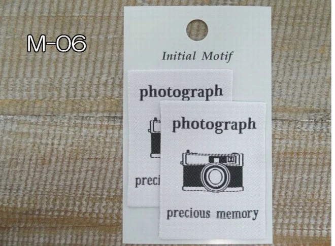 モチーフタグネーム 手芸タグ『Initial Motif』
