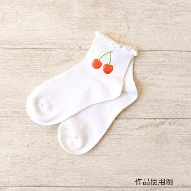 いちご ワッペン『アイロンでふくらむワッペン』2枚入り