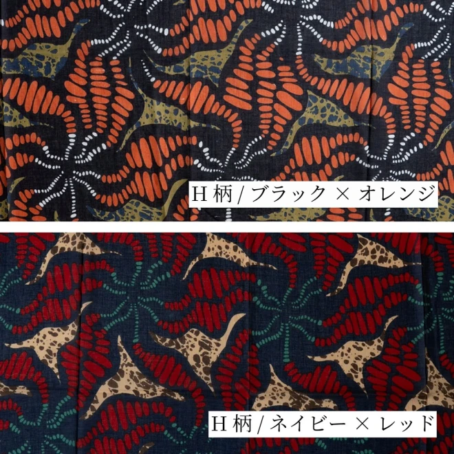 インド綿生地 花柄 鳥柄『約108cm幅×2ｍカットクロス』