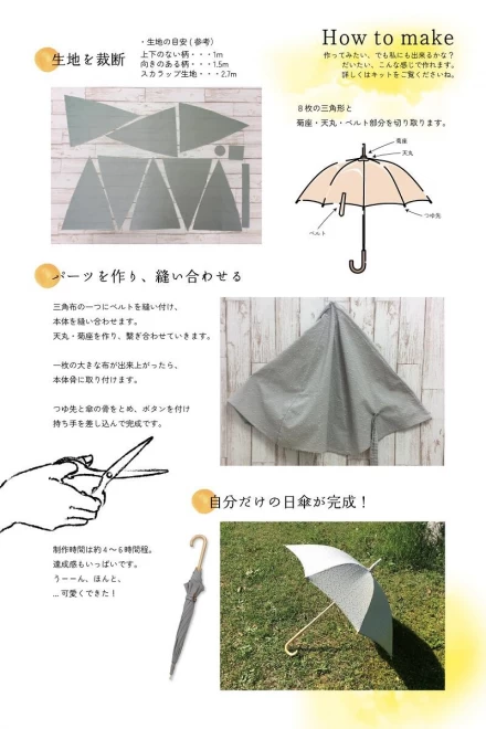 ハンドメイド 日傘