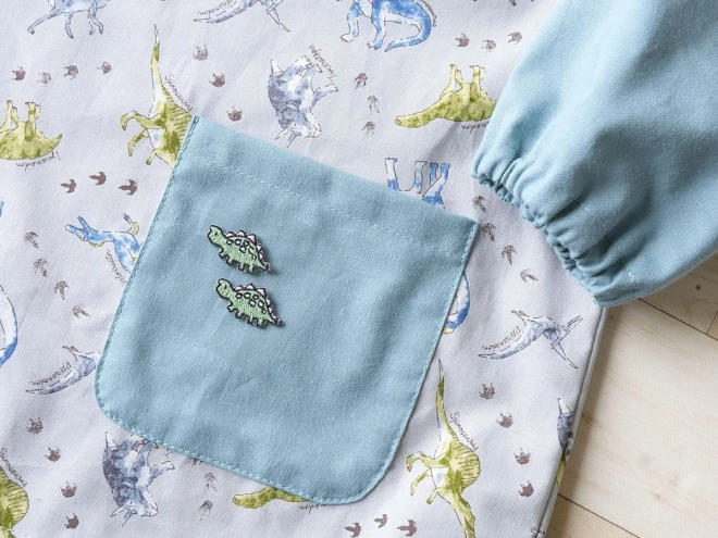 ワッペン 生き物 刺繍『gun gunワッペン』アイロン・シール両用接着