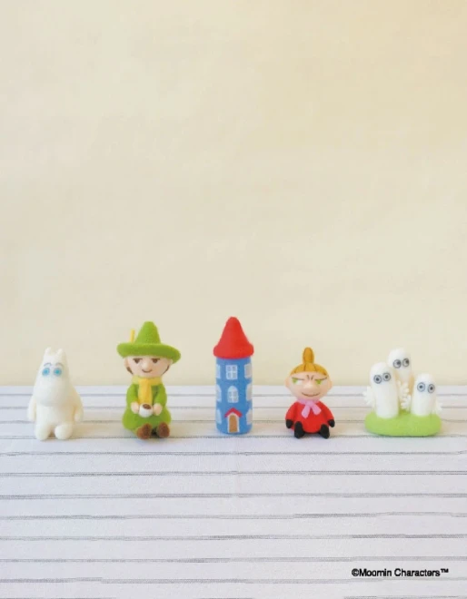 ニードルフェルトでつくるMOOMIN （ニョロニョロ・リトルミィ）