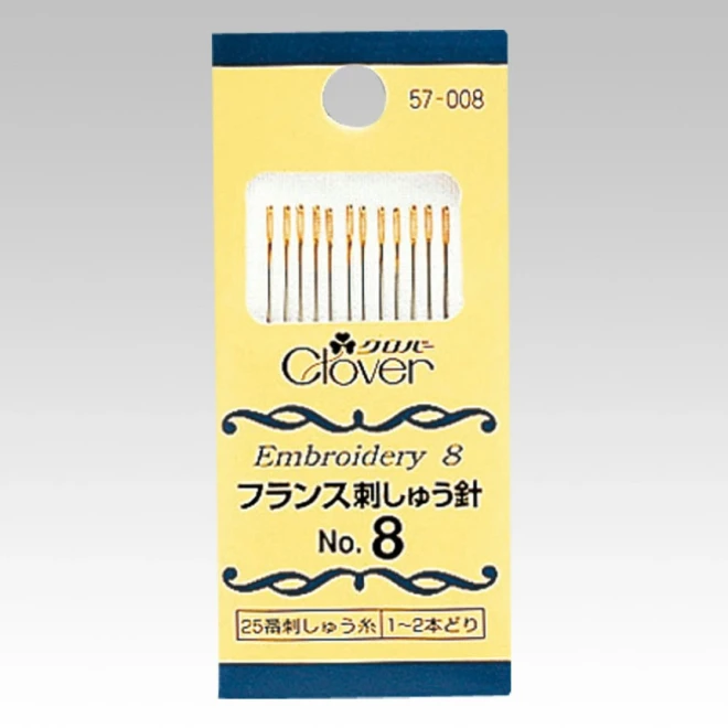 クロバー(Clover) フランス刺しゅう針 No.3 No.5 No.7 No.8 No.9 No.10