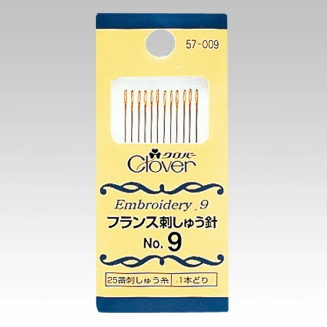 クロバー(Clover) フランス刺しゅう針 No.3 No.5 No.7 No.8 No.9 No.10