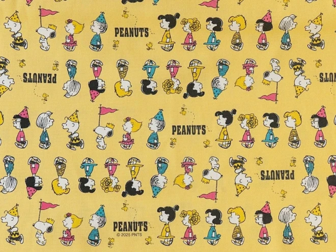 【2025年新柄】スヌーピー SNOOPY 生地 『パレード柄』