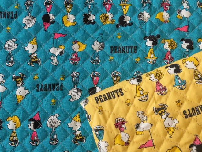 【2025年新作】SNOOPY スヌーピー キルティング生地『スパークル柄』