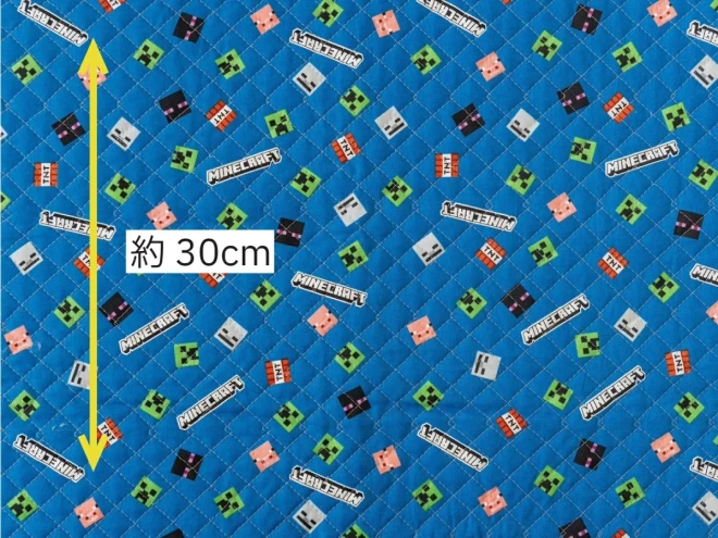 マインクラフト マイクラ柄 キルティング生地 B