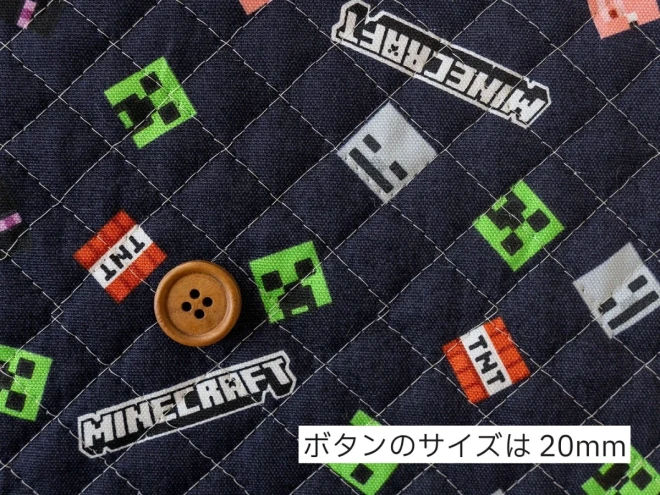 マインクラフト マイクラ柄 キルティング生地 B