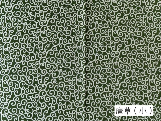 柴犬でおなじみの唐草柄 布 スケア生地『唐草模様』