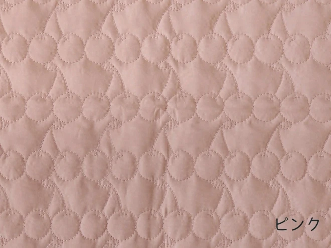 さくらんぼの形のキルティング生地『立体キルトチェリー』(約135cm×50cmカットクロス)