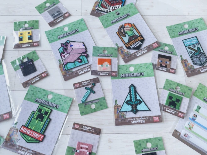マインクラフト ワッペン（小）アイロン・シール両用タイプ