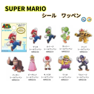 スーパーマリオ キャラクター ワッペン（小）アイロン・シール両用タイプ