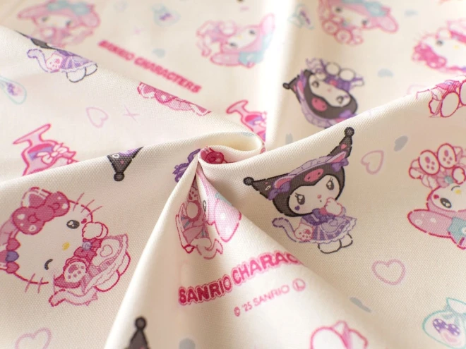 キティ マイメロディ クロミ生地『ねこみみメイドカフェ』