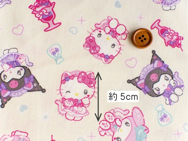 キティ マイメロディ クロミ生地『ねこみみメイドカフェ』